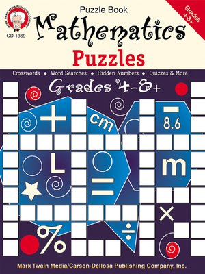 cover image of Mathematics Puzzles, Grades 4--8